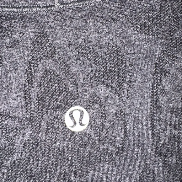 Lululemon Gray Long Sleeve Pattern Swiftly - Picture 4 of 5
